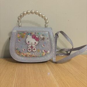 Hello Kitty Girls Glitter Handbag